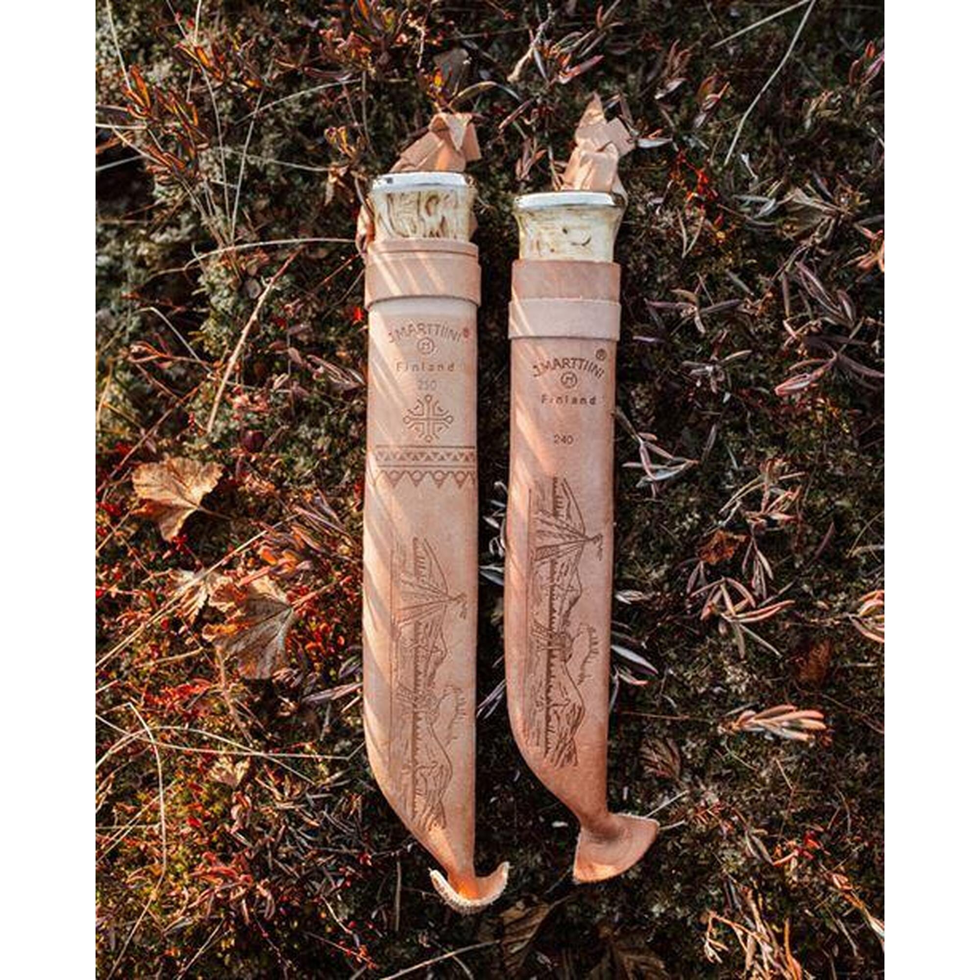 Cutit Marttiini Lapp 240, lama 13 cm, teaca piele