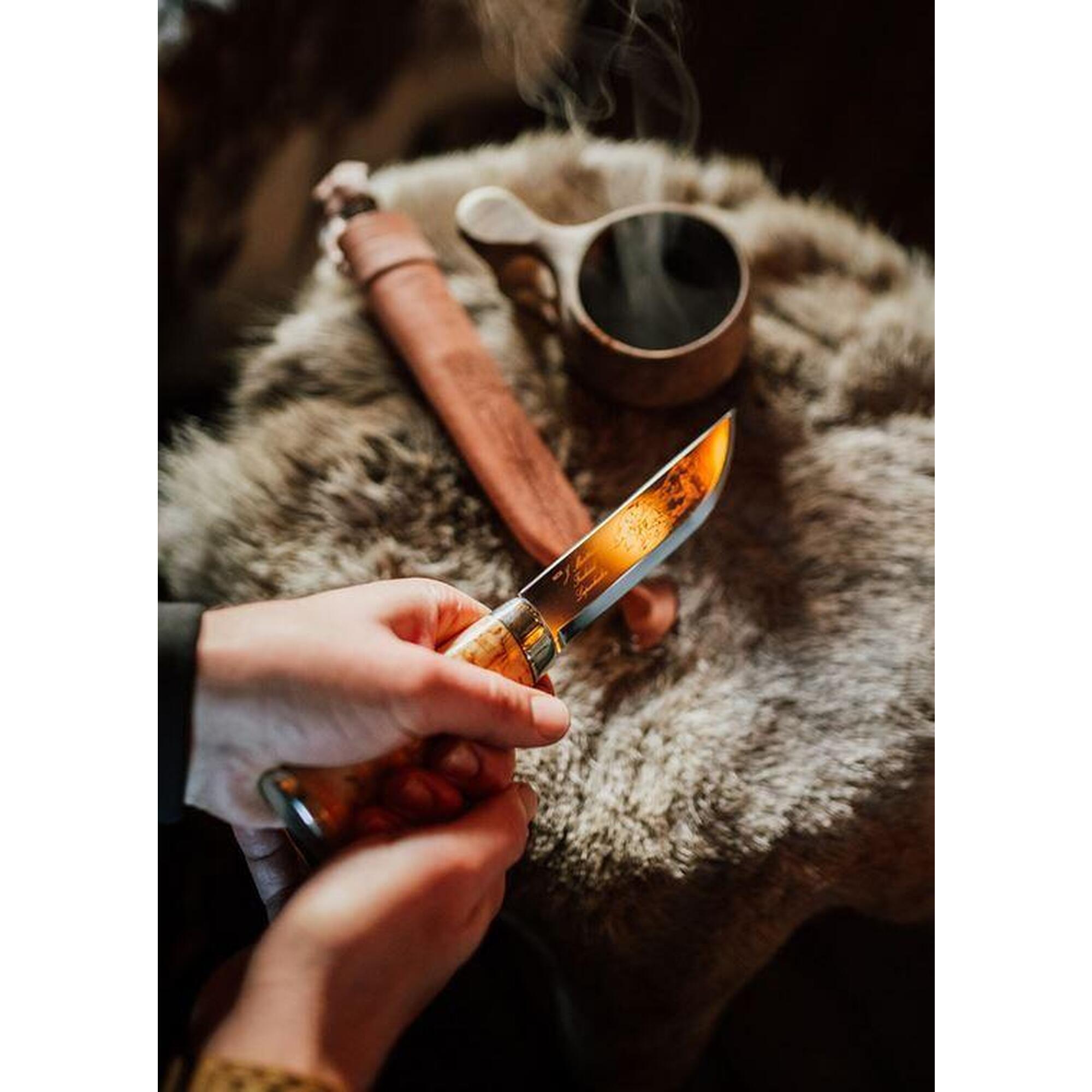 Cutit Marttiini Lapp 240, lama 13 cm, teaca piele