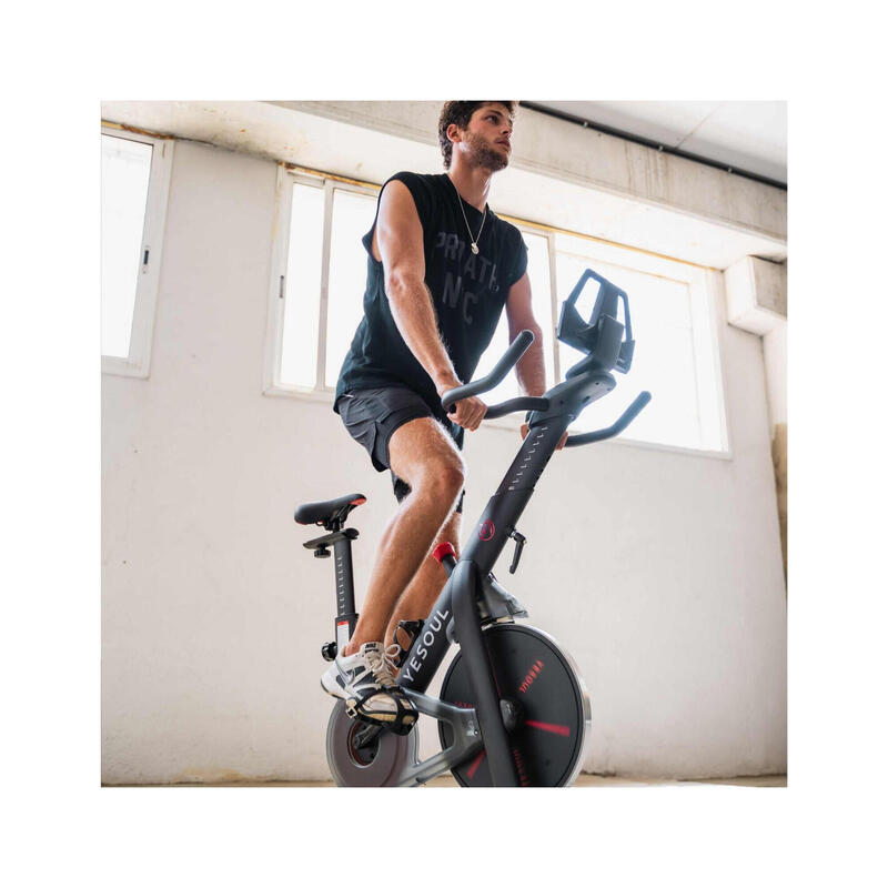 Bicicletă indoor inteligentă YESOUL S3 – Negru