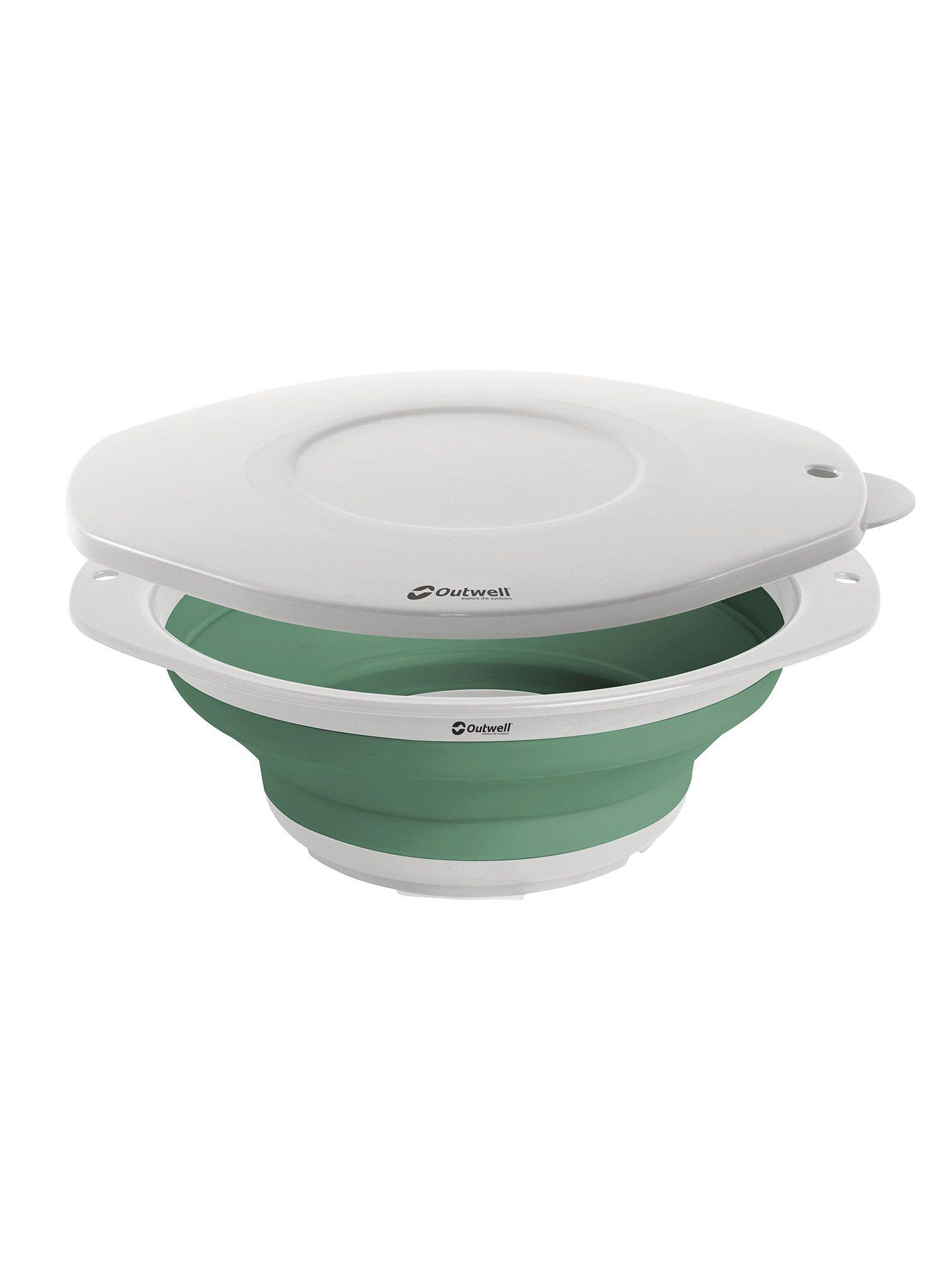 Miska turystyczna Outwell Collaps Bowl L - shadow green 3/3