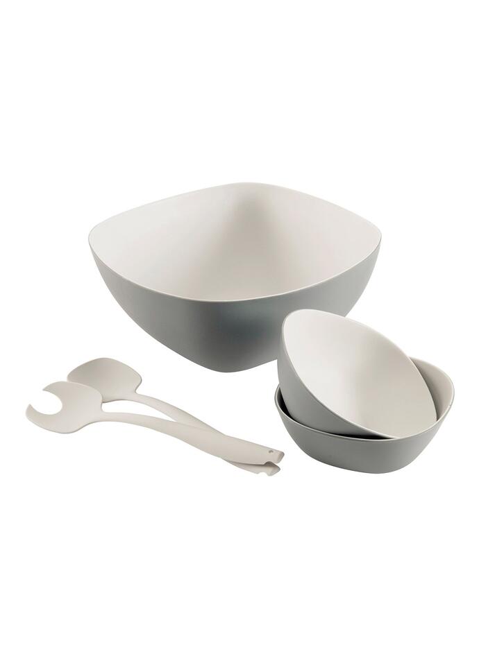 Zestaw misek Outwell Gala Salad Set - grey/sand