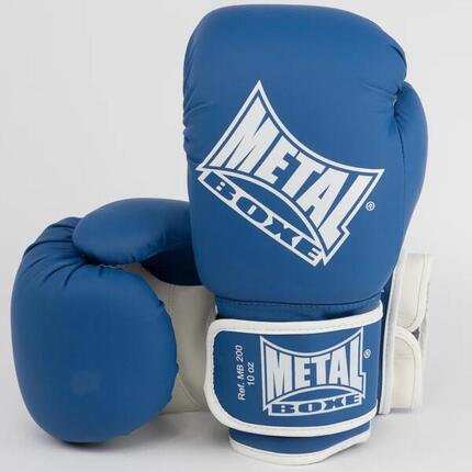 Metal Boxe Gant Entr Bleu 08 oz