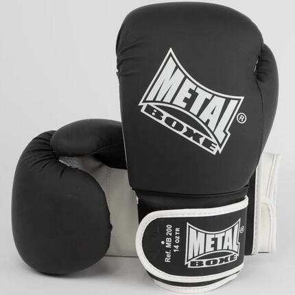 Metal Boxe Gant Entr Noir 14 oz