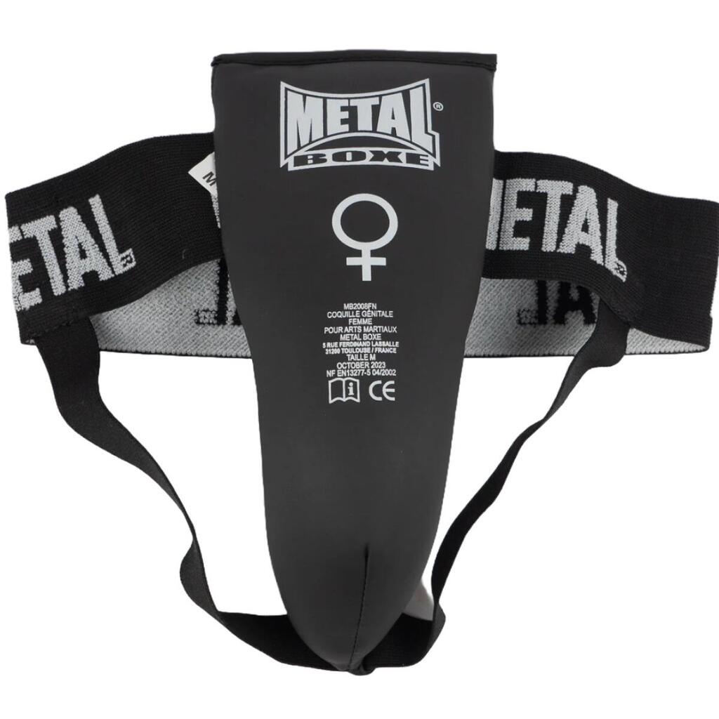 Metal Boxe Groin Guard Femme Noir M