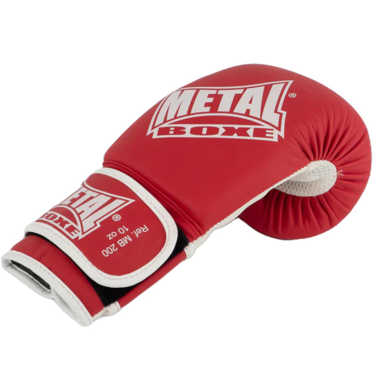 Metal Boxe Gant Entr Rouge 10 oz 4/4