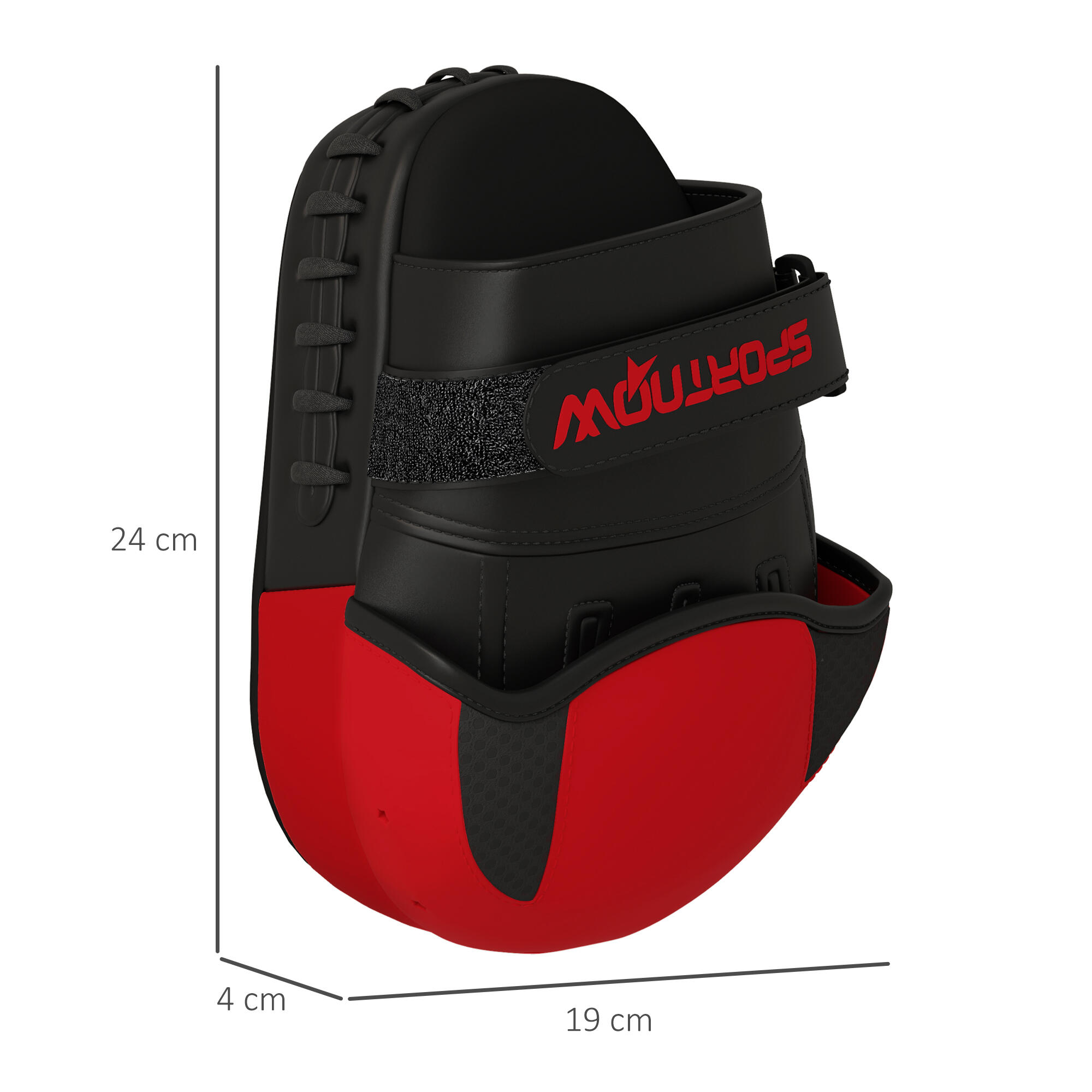 Plastrons de boxe 24x19x4 cm vermelho SPORTNOW 3/7