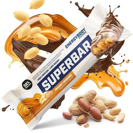 Superbar Crispy Cream Cake, Proteinriegel, 40 % Eiweiß, 24 x 50 g