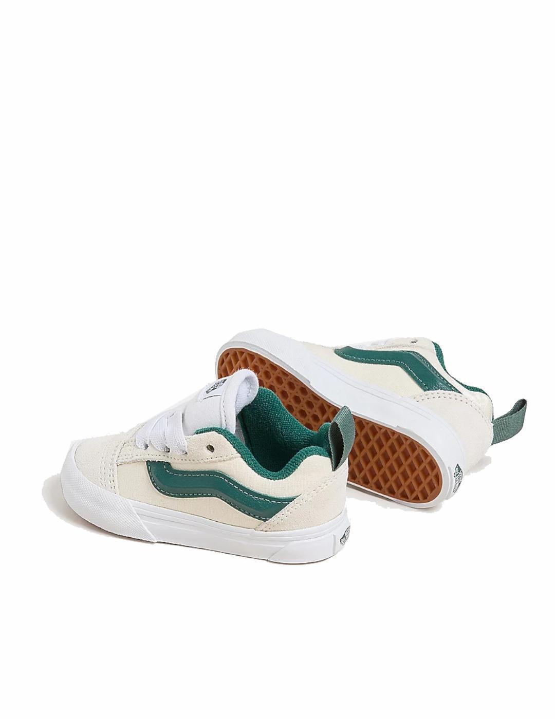 Zapatillas para Niño Vans  knu skool elastic lace Blanco 3/4