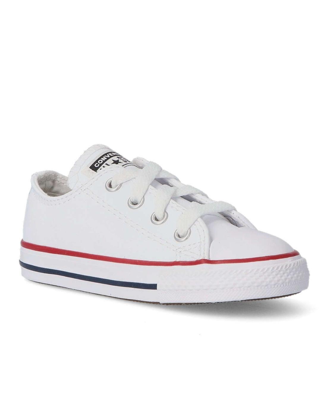 Baskets pour enfants Converse All Star Blanc 3/5