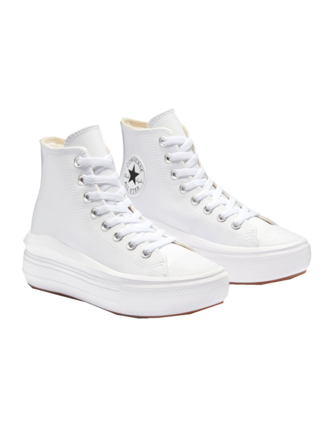 Baskets pour femmes Converse Move Blancs 3/5