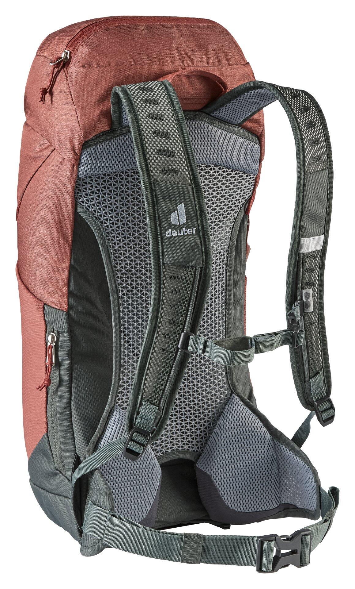 Sac à dos Deuter AC Lite 16 rouge 16L léger Aircomfort compatible hydratation 2L 5/7