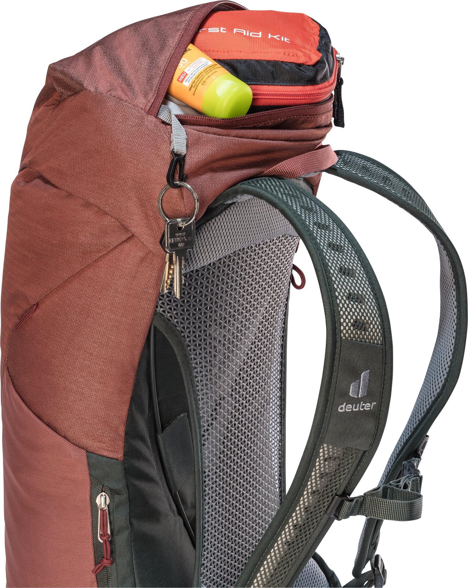 Sac à dos Deuter AC Lite 16 rouge 16L léger Aircomfort compatible hydratation 2L 2/7