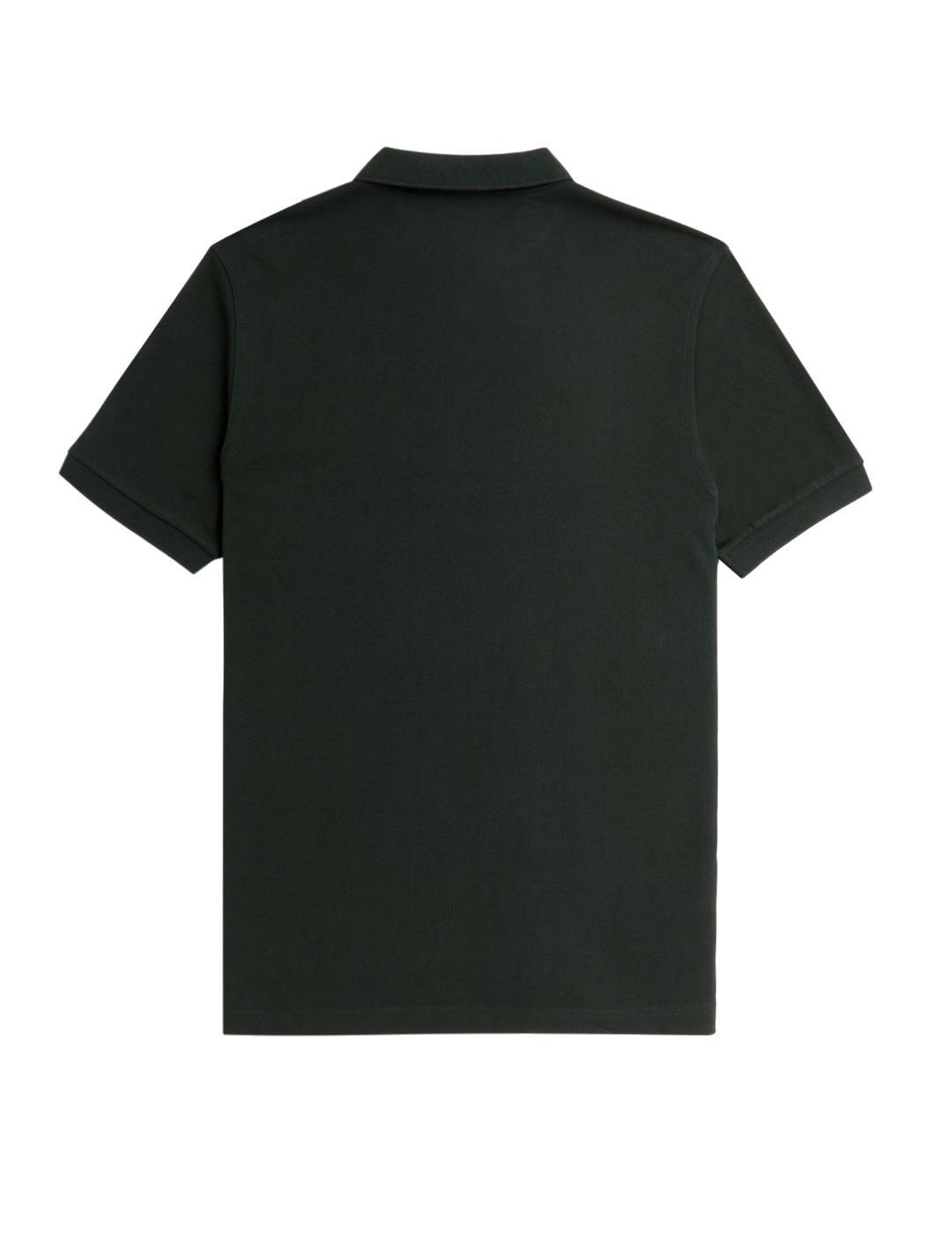 T-shirt pour homme Fred Perry Plain Vert 2/5
