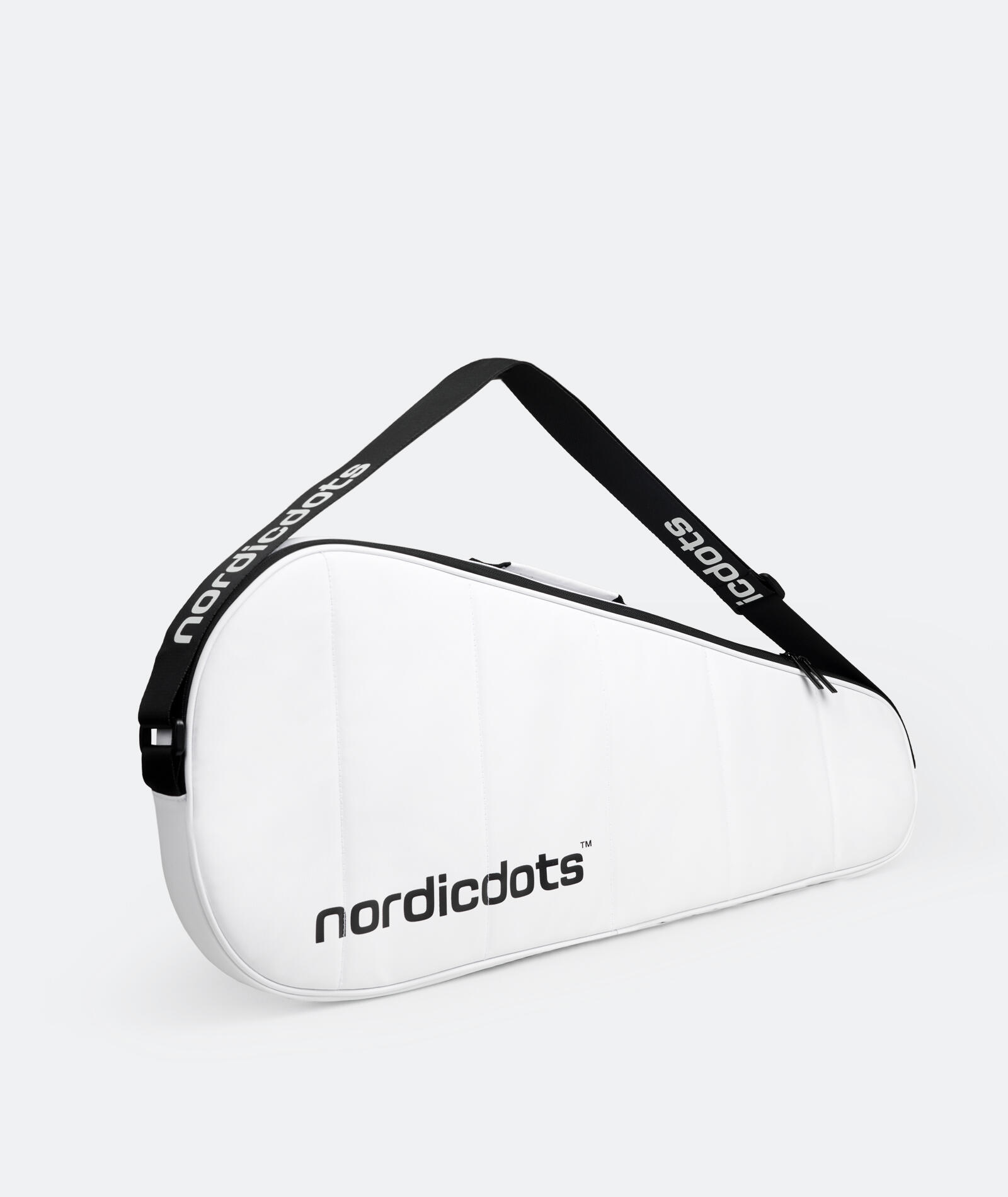 NORDICDOTS Capa Raquete de Tennis Branca