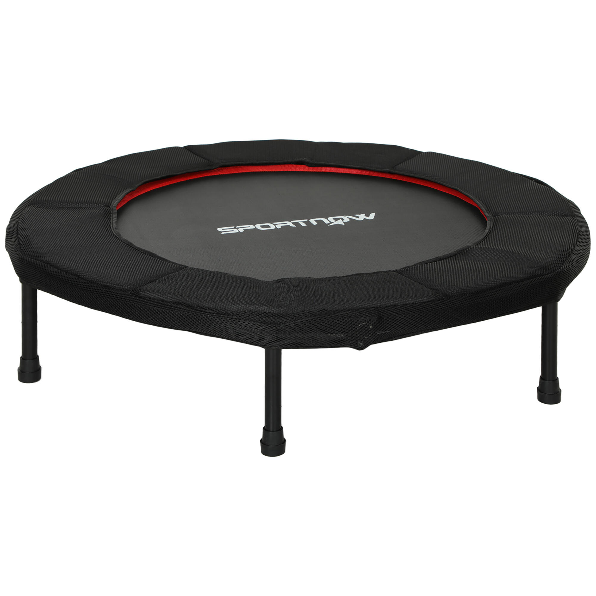 SPORTNOW Trampolim fitness ø102x22 cm vermelho SPORTNOW