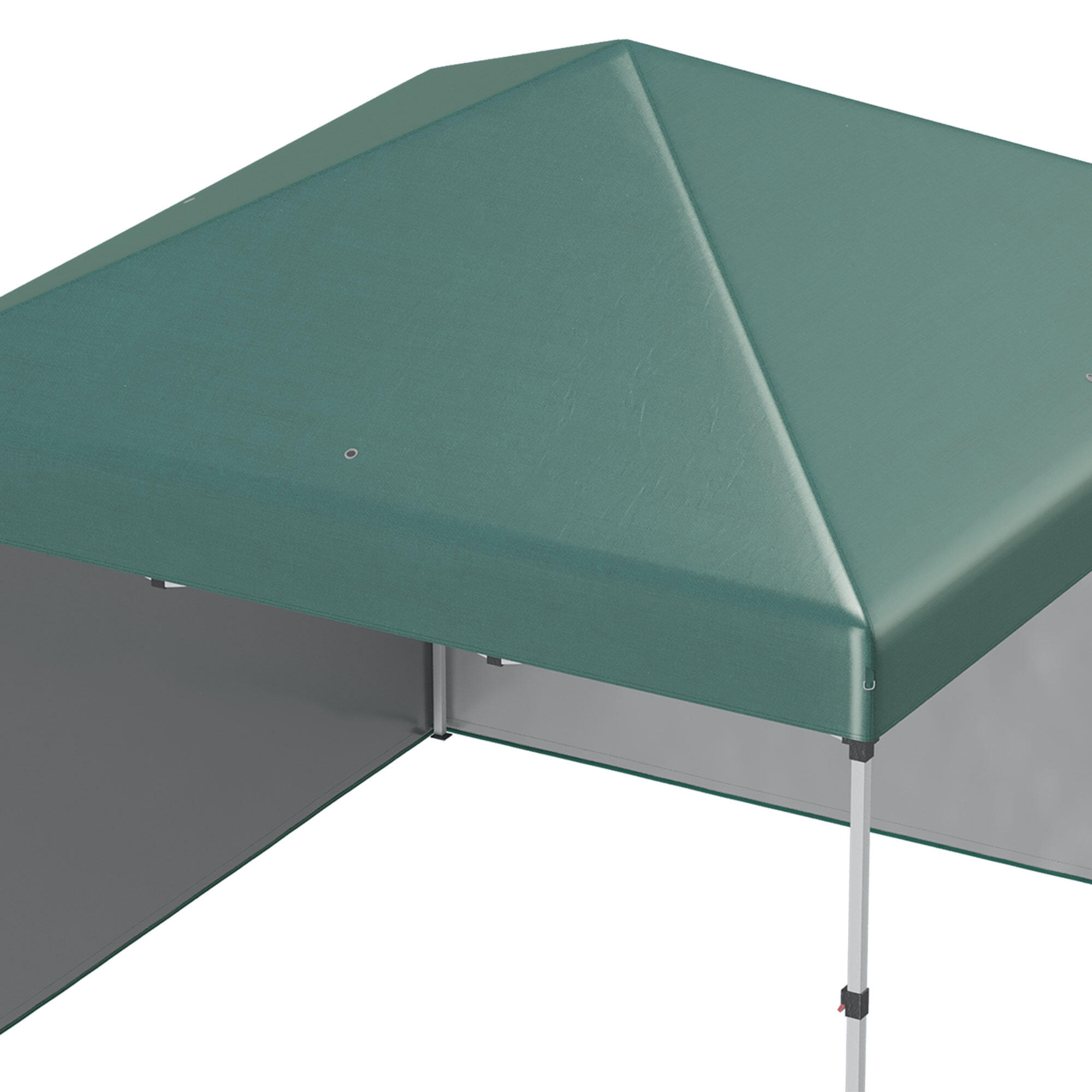 Tenda dobrável 297x297x288 cm verde Outsunny 5/7