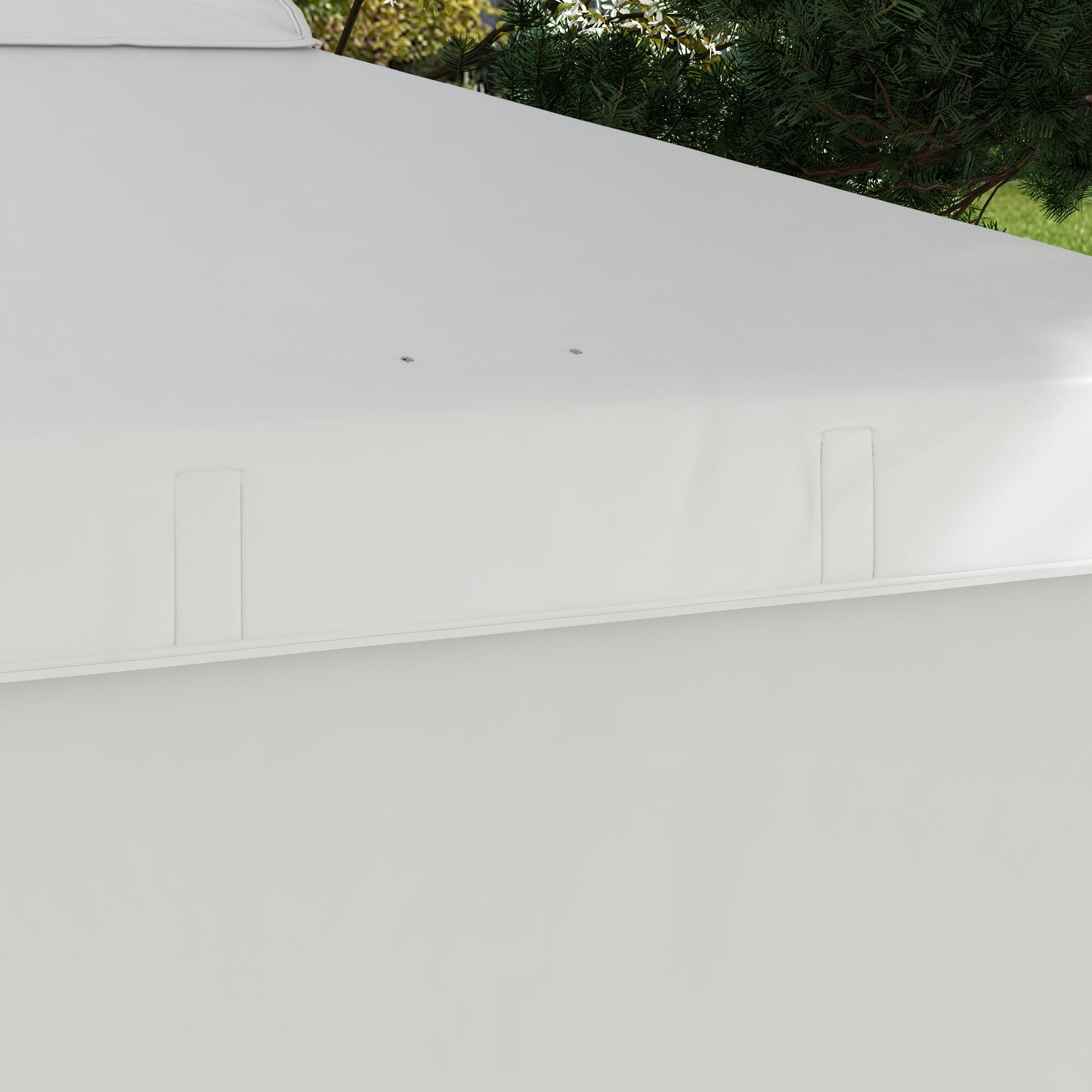Tenda dobrável 247x247x268 cm branco Outsunny 5/7