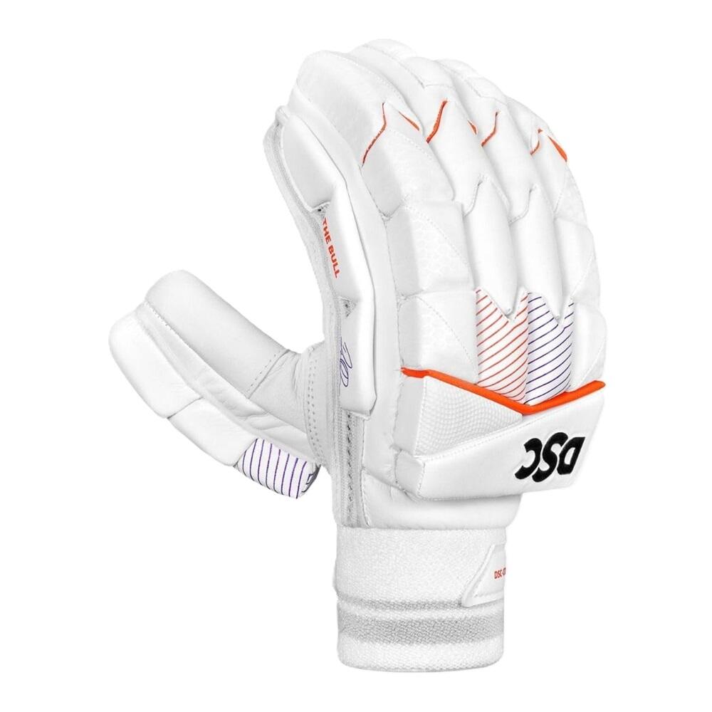 DSC Krunch Cricket Batting Gloves | Leather | Superior Grip | Airflow Gusset 1/5