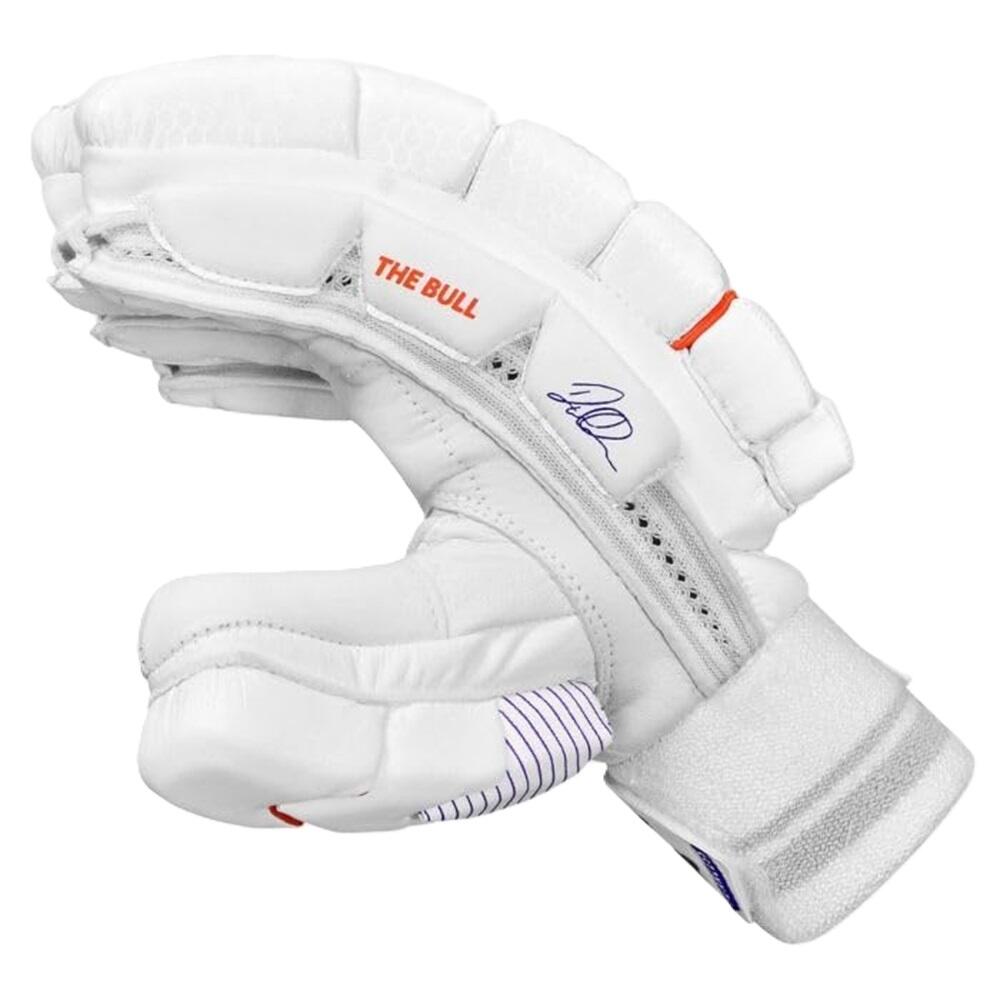 DSC Krunch Cricket Batting Gloves | Leather | Superior Grip | Airflow Gusset 4/5