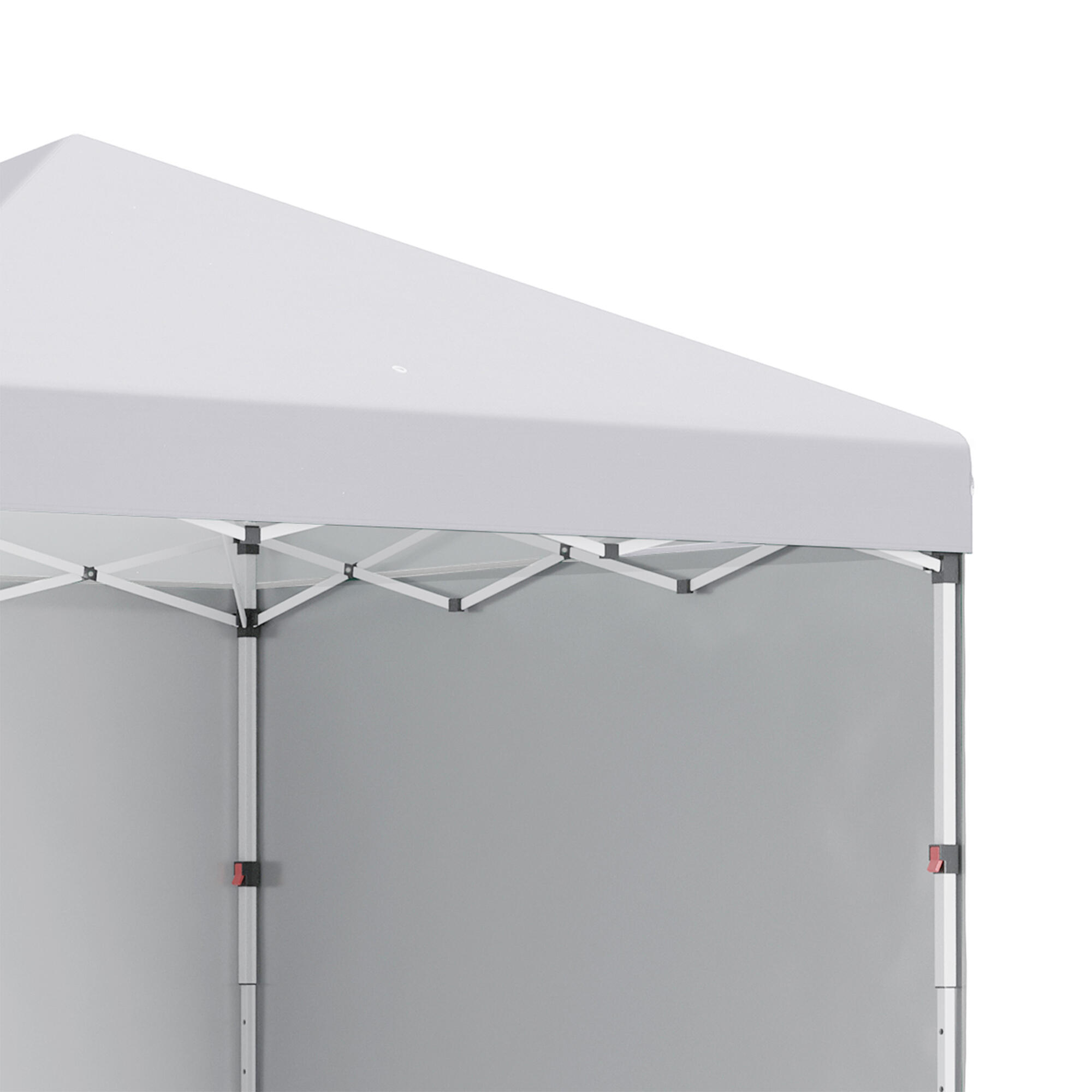Carpa eventos deportivos Outsunny 297x297x288 cm Blanco 5/7