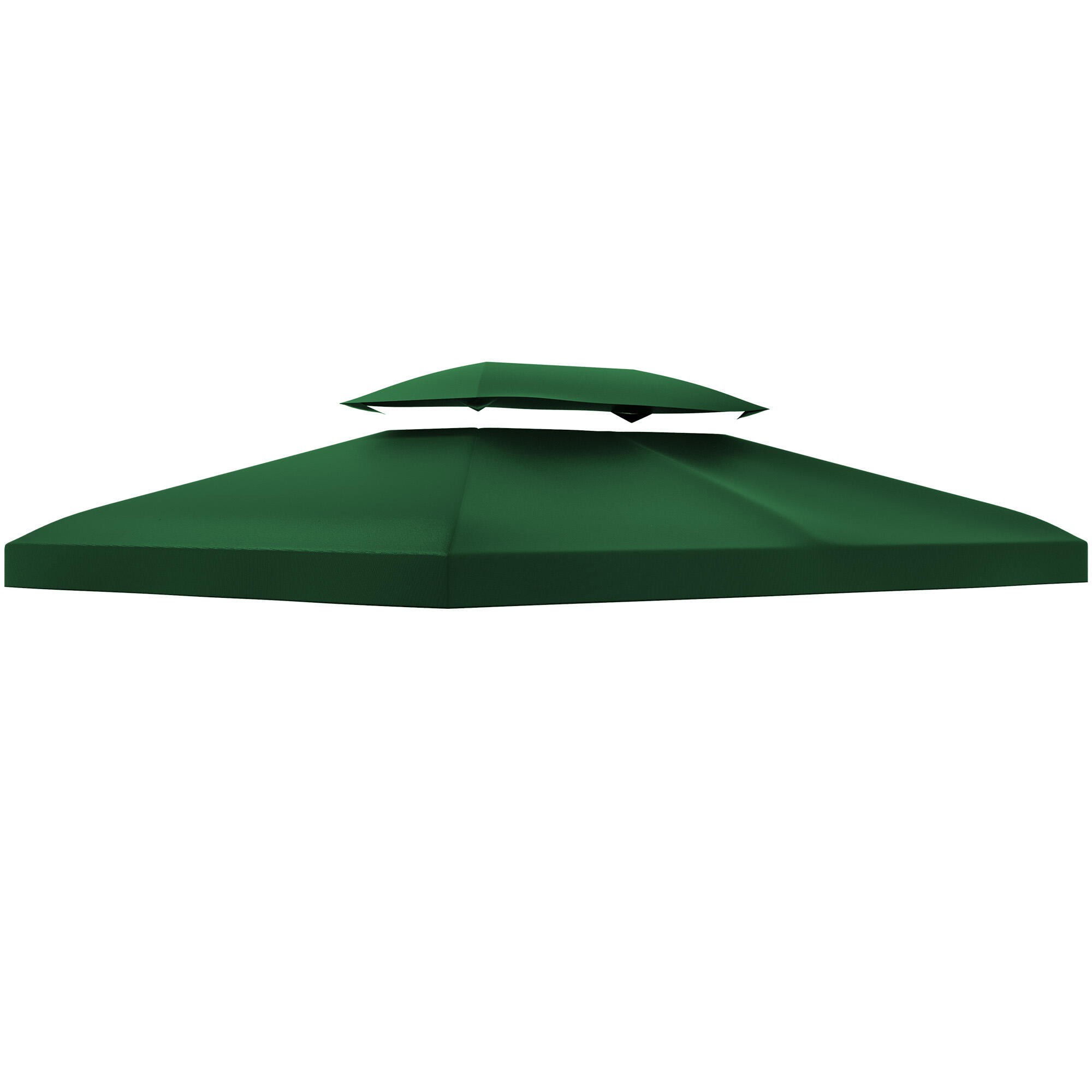 Toldo de substituição 400x300 cm verde outsunny
