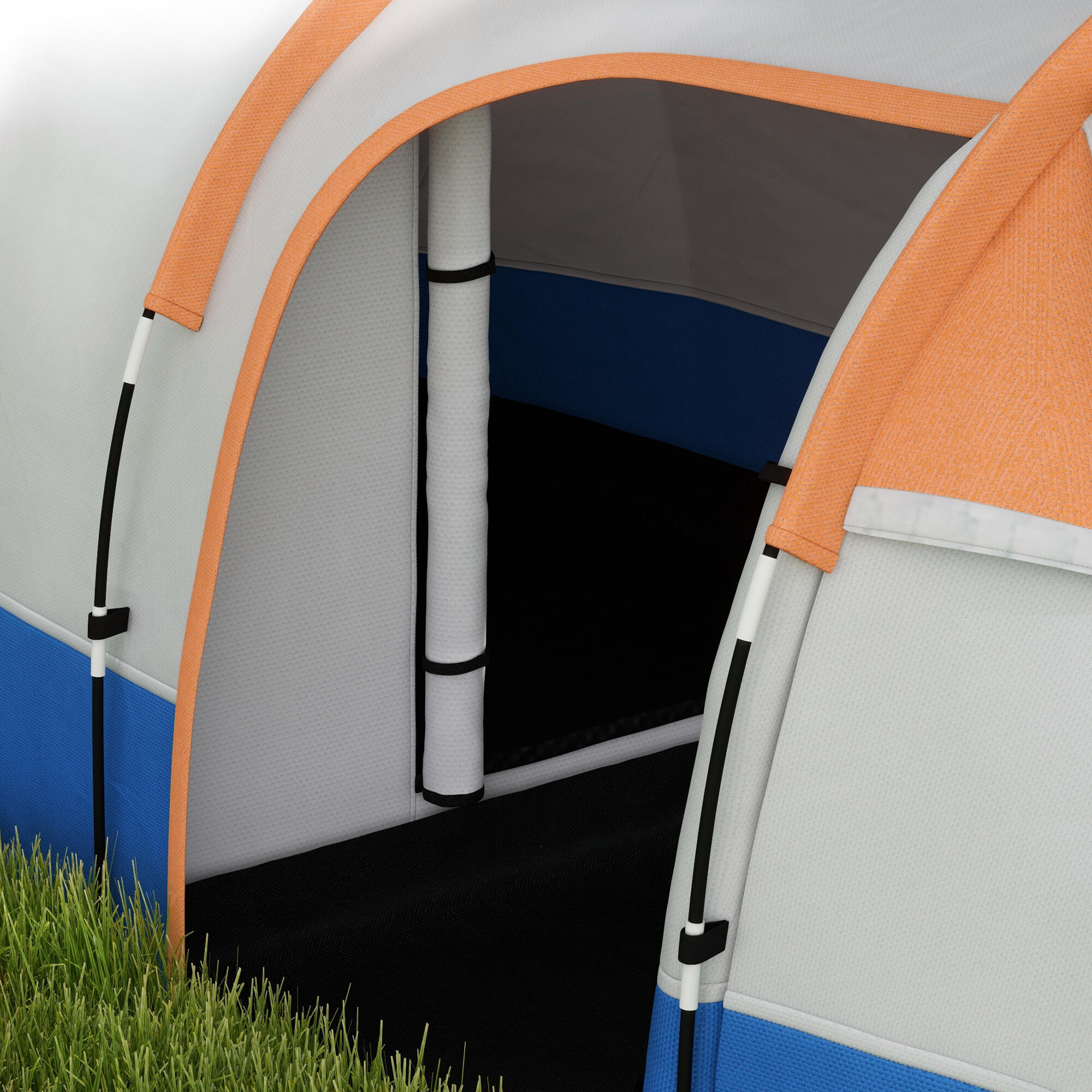 Tienda de Campaña Outsunny 420x200x150 cm Gris y Azul oscuro 5/8