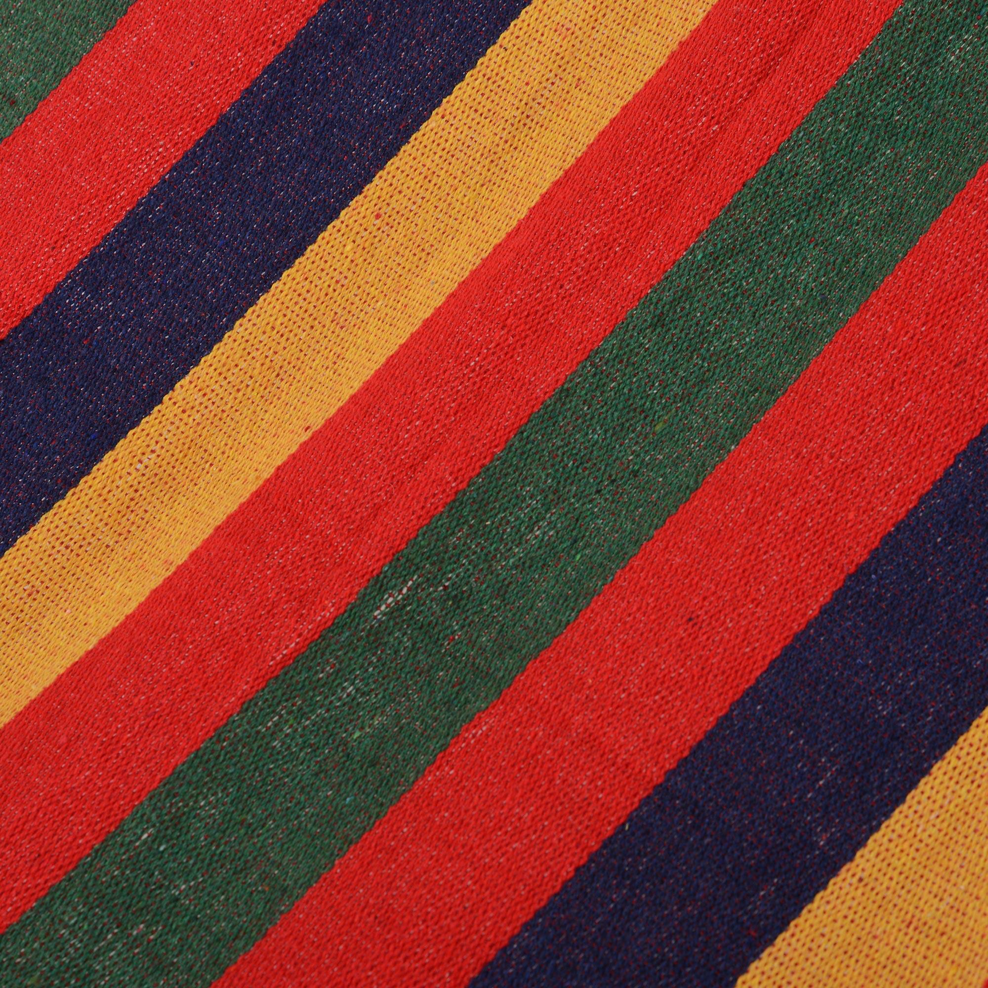 Hamaca Colgante Outsunny 200x100x1.8 cm Multicolor 4/7