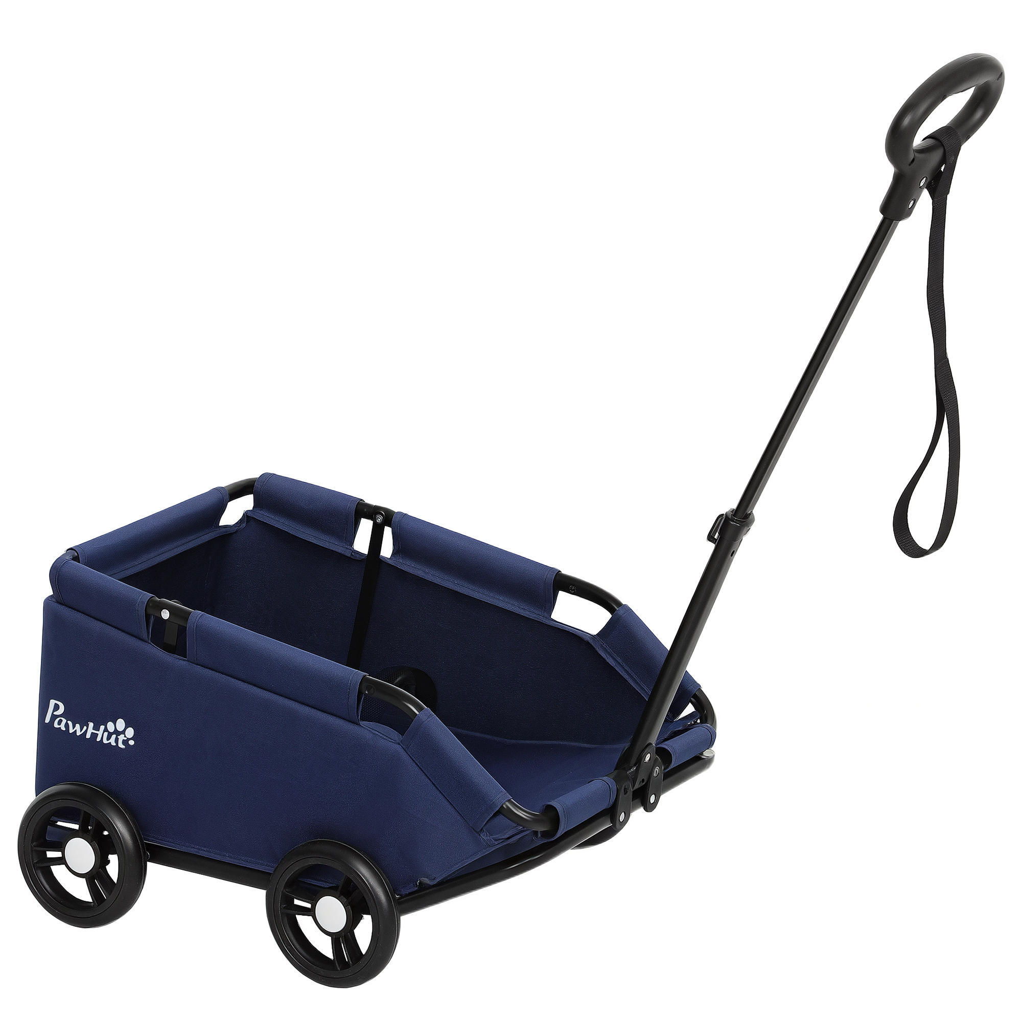 PAWHUT Carrinho de passeio para animais de estimação 53x45x28 cm azul PawHut