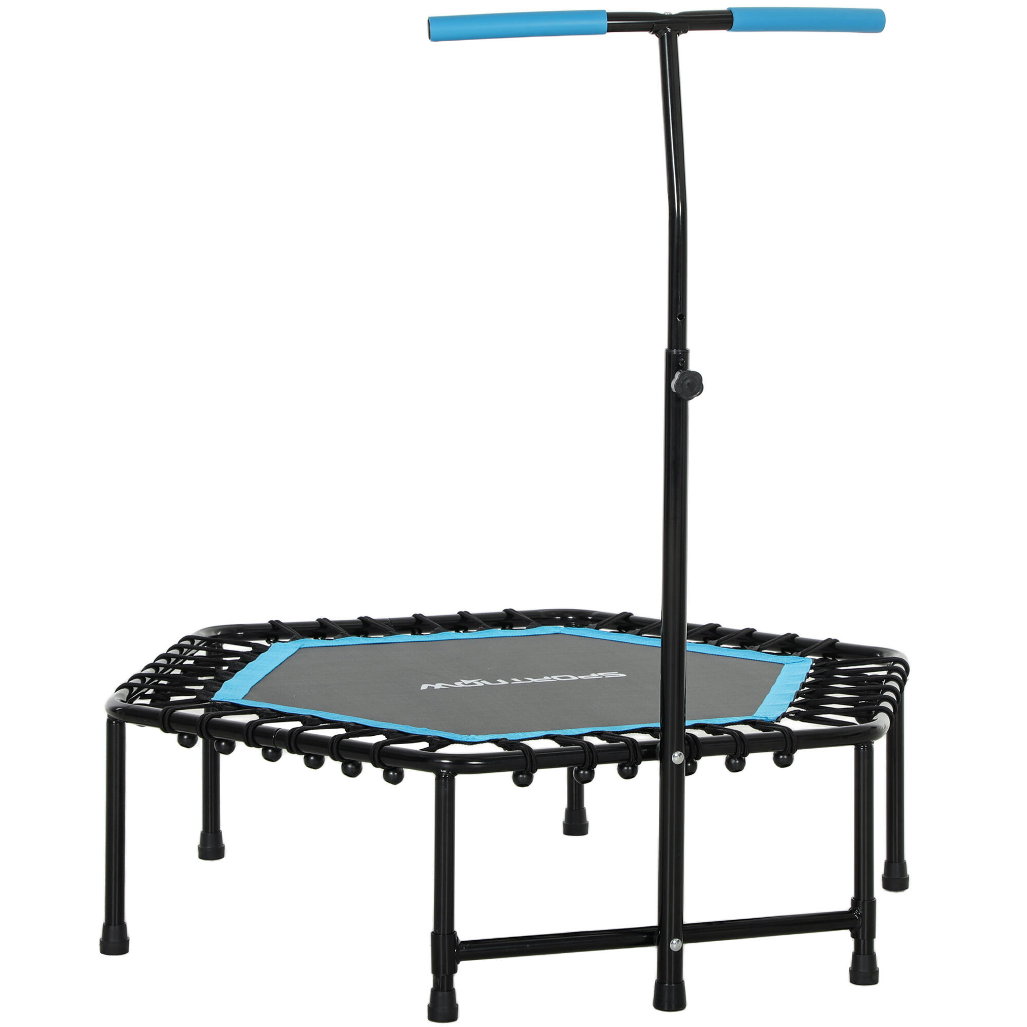 SPORTNOW Trampolín de Fitness SPORTNOW 114x114x132 cm Azul