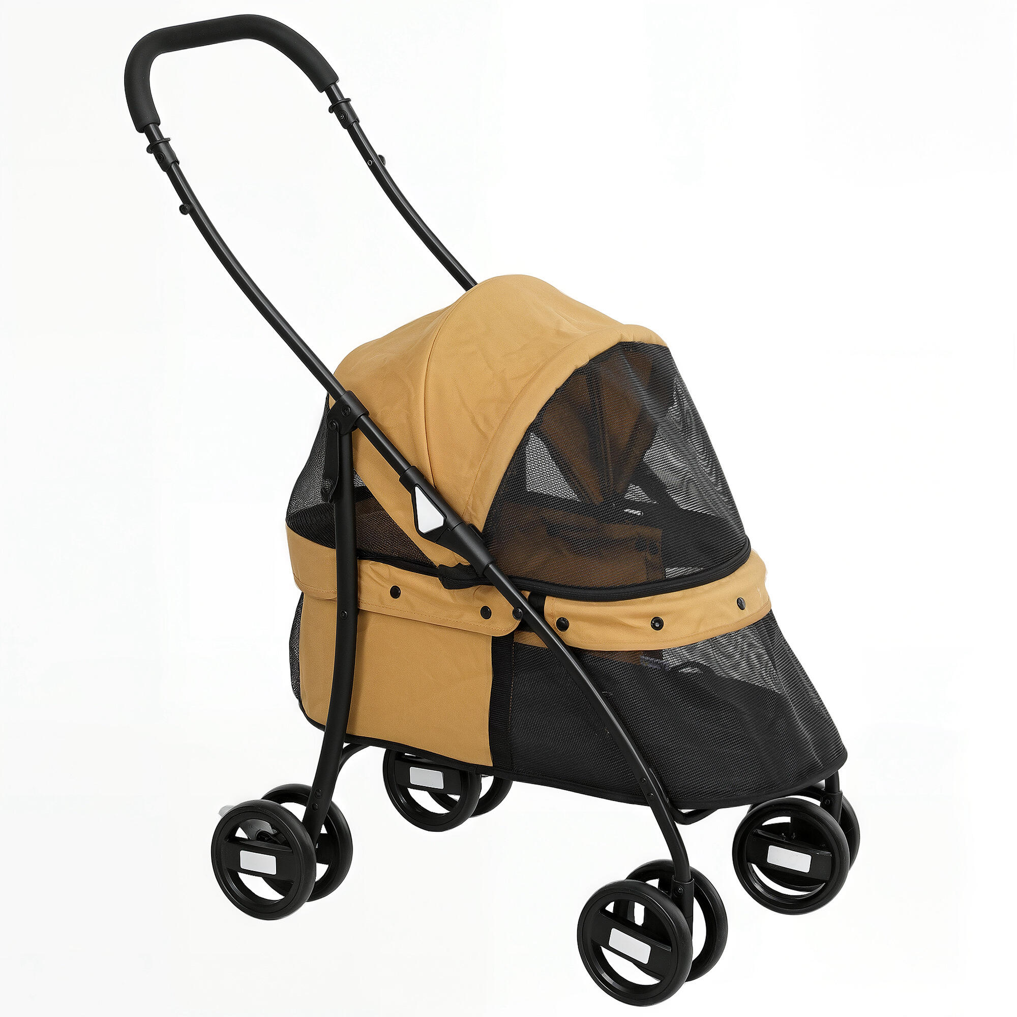 PAWHUT Carrinho para animais de estimação 82x47x97cm marrom PawHut