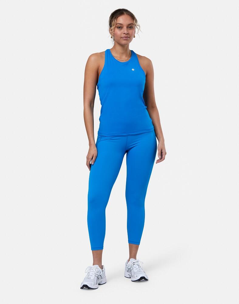 Gym + Coffee Women's Relentless Racer Back Vest - Sky Blue 1/5