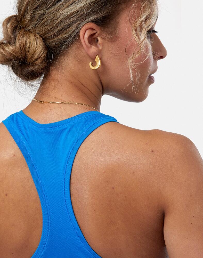 Gym + Coffee Women's Relentless Racer Back Vest - Sky Blue 3/5