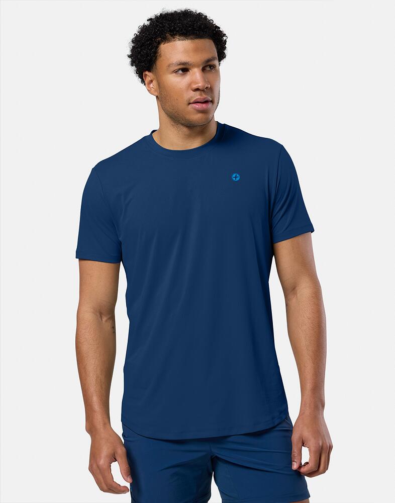 Gym + Coffee Men's Coffee Tee - Petrol Blue 1/4