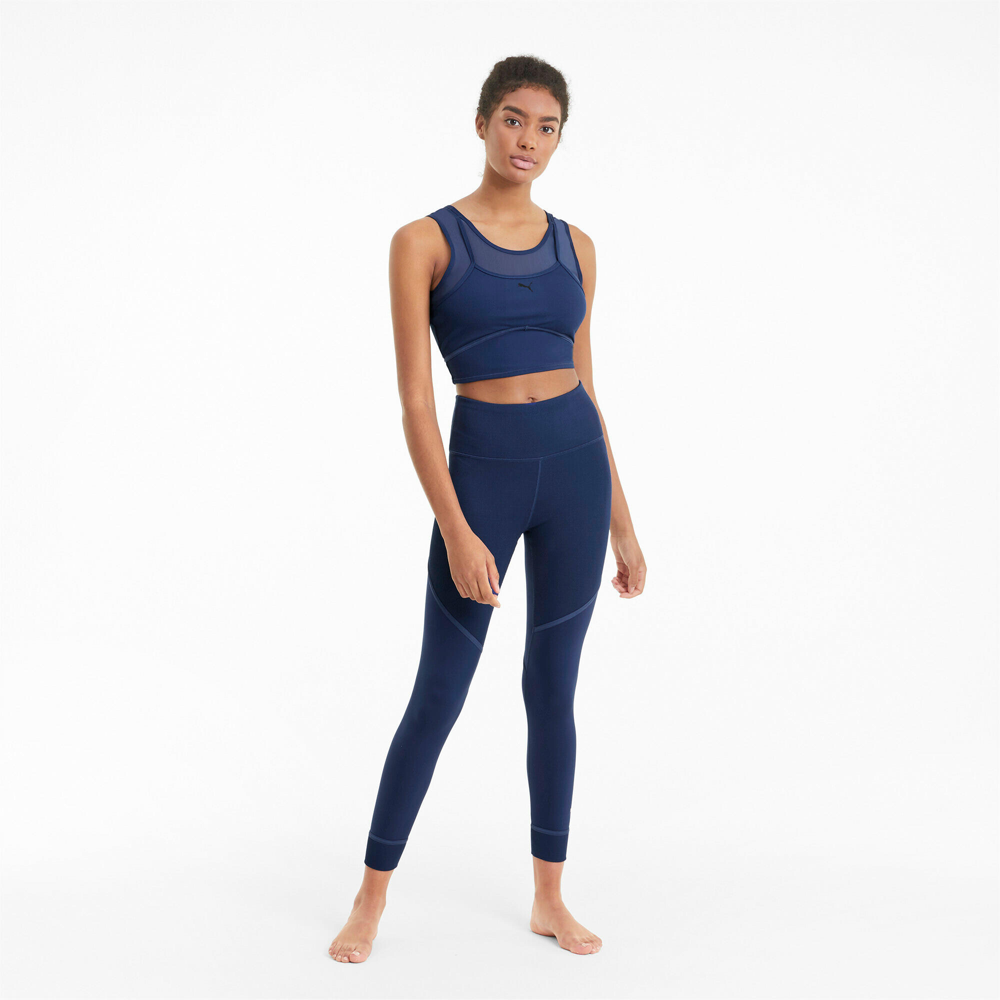 Leggings a vita alta da donna Puma Studio Rib 7/8 5/5