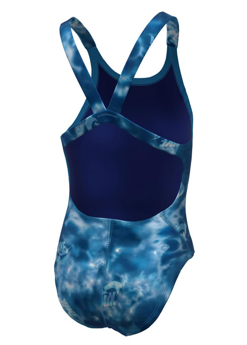 Nike Girls Fastback One Piece Swimsuit - Blue 2/4