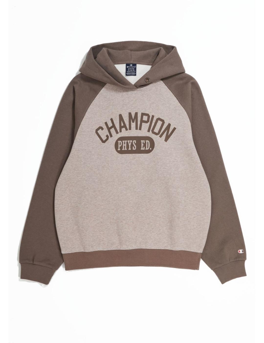 Herren Sweater mit Kapuze Champion Legacy Braun 3/3
