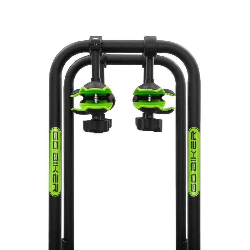 Porte-vélos GO BIKER ZENITH pour 4 vélos - 15 kg/par rail - pliable
