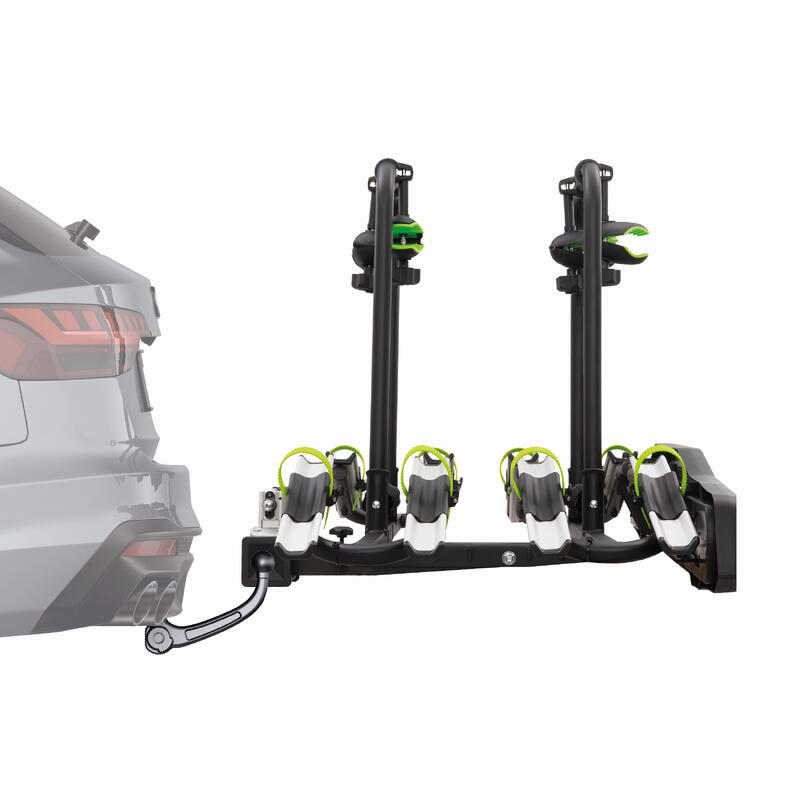 Porte-vélos GO BIKER ZENITH pour 4 vélos - 15 kg/par rail - pliable