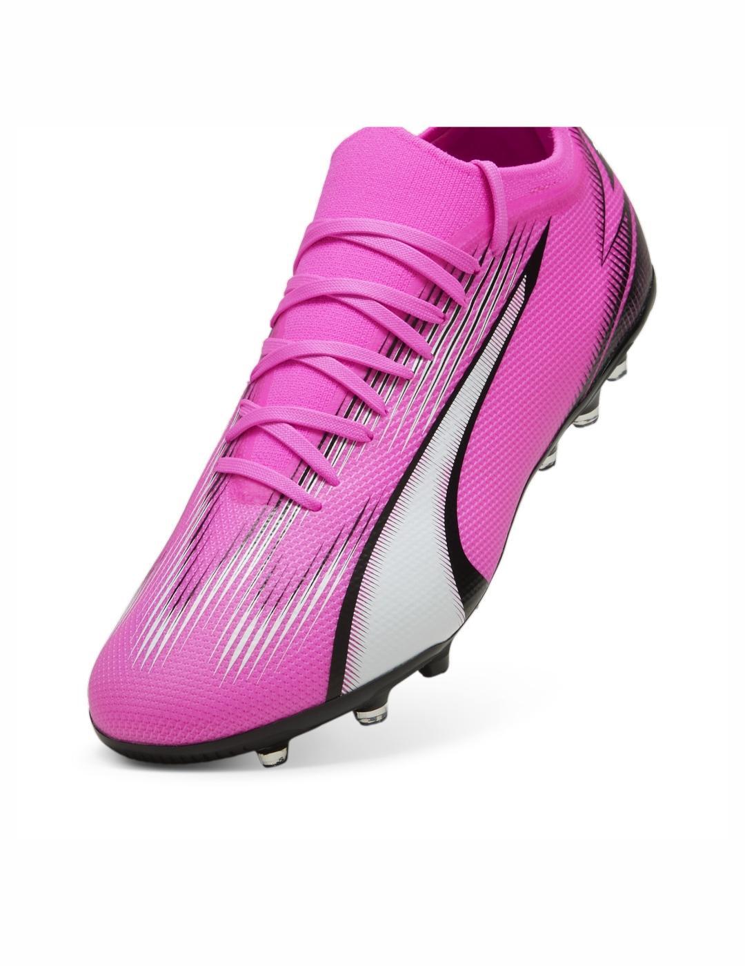 Scarpe da calcio con tacchetti per uomo Puma Ultra match mg Rosa 4/5