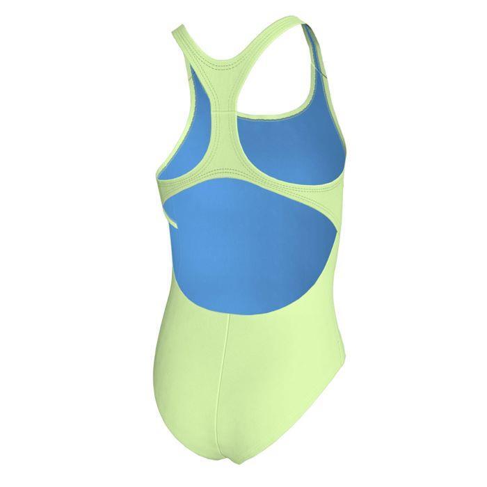 Nike Essential Girls Racerback One Piece Swimsuit - Barely Volt 2/4