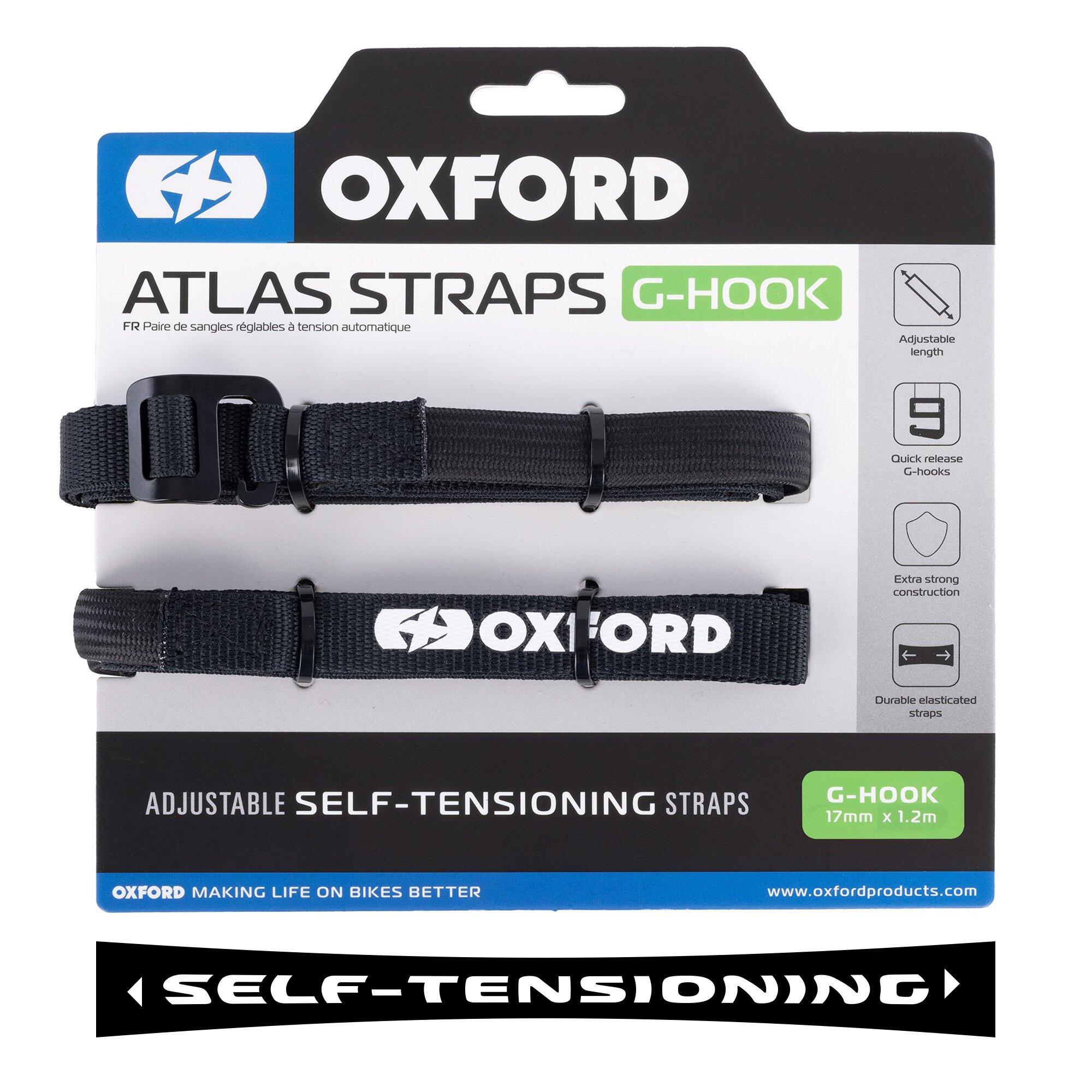 OXFORD Oxford Atlas G-Hook 17mm x 1.2M Black (Pair)