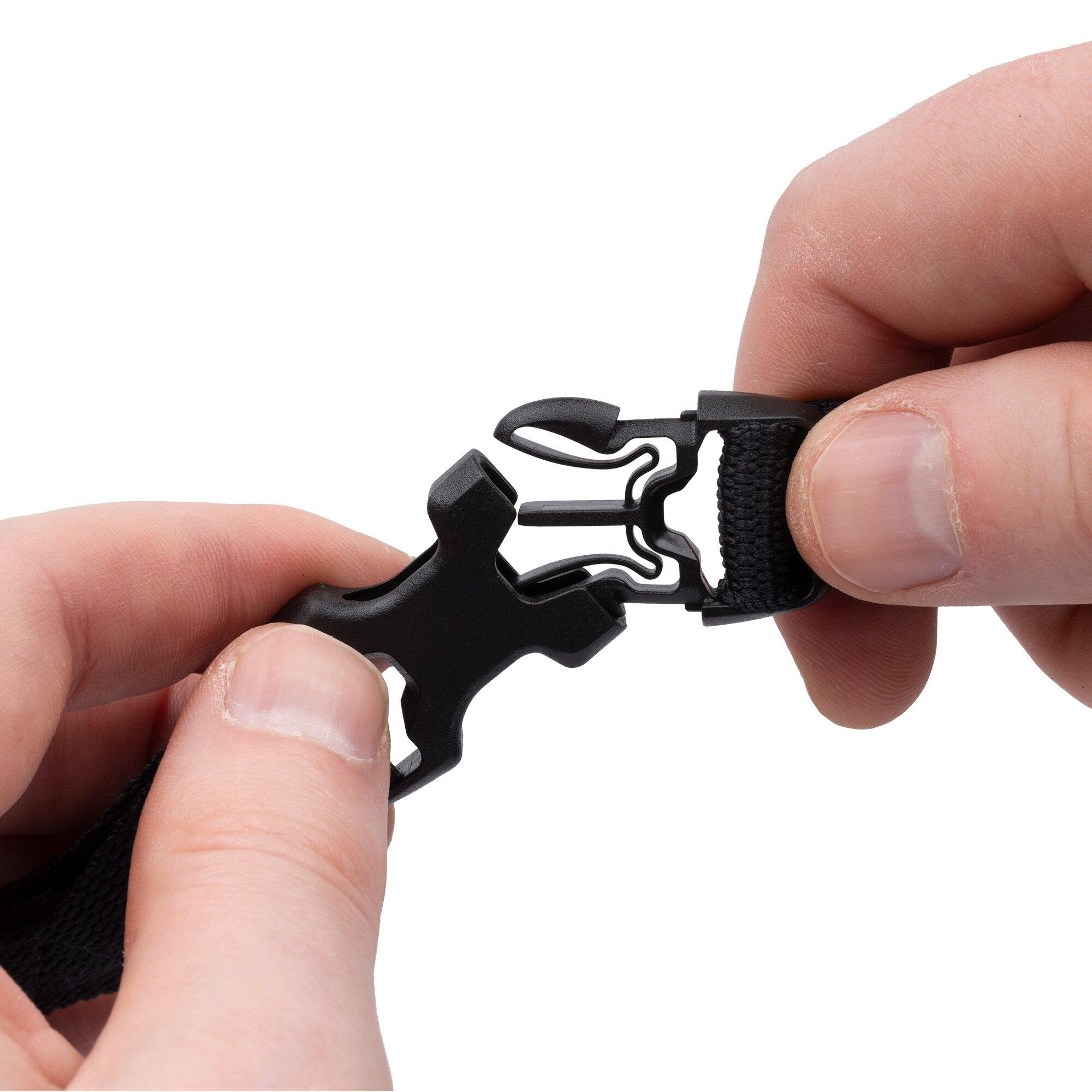 OXFORD Atlas B-Clip 17mm x 2,0m negro par 3/7