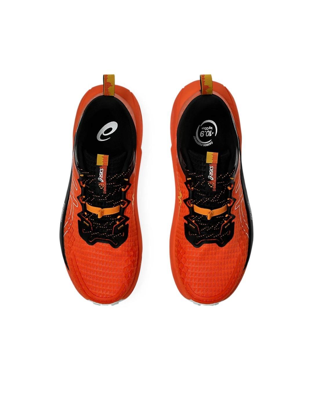 Chaussure Trail Homme - ASICS Gel Trabuco 13 - Nova Orange/Aqua 5/6
