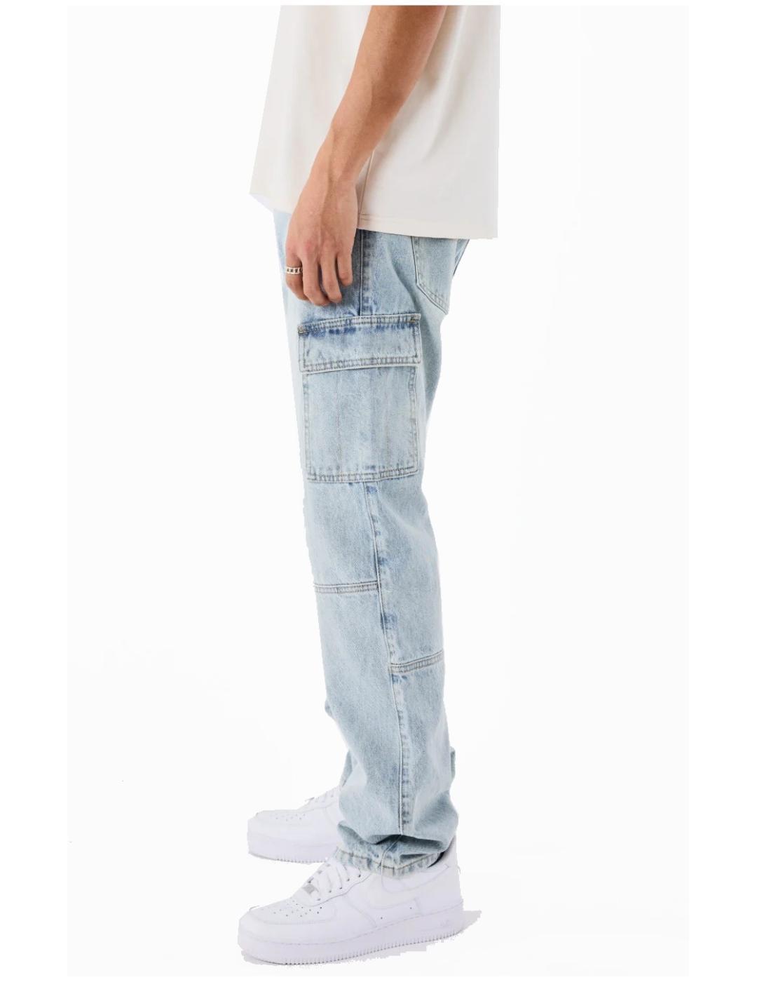 Pantalon pour Homme Project x Paris Jean Bleu 3/4