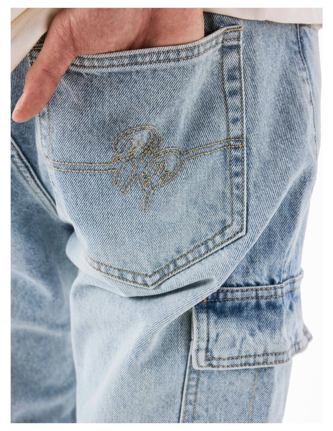 Pantalon pour Homme Project x Paris Jean Bleu 4/4