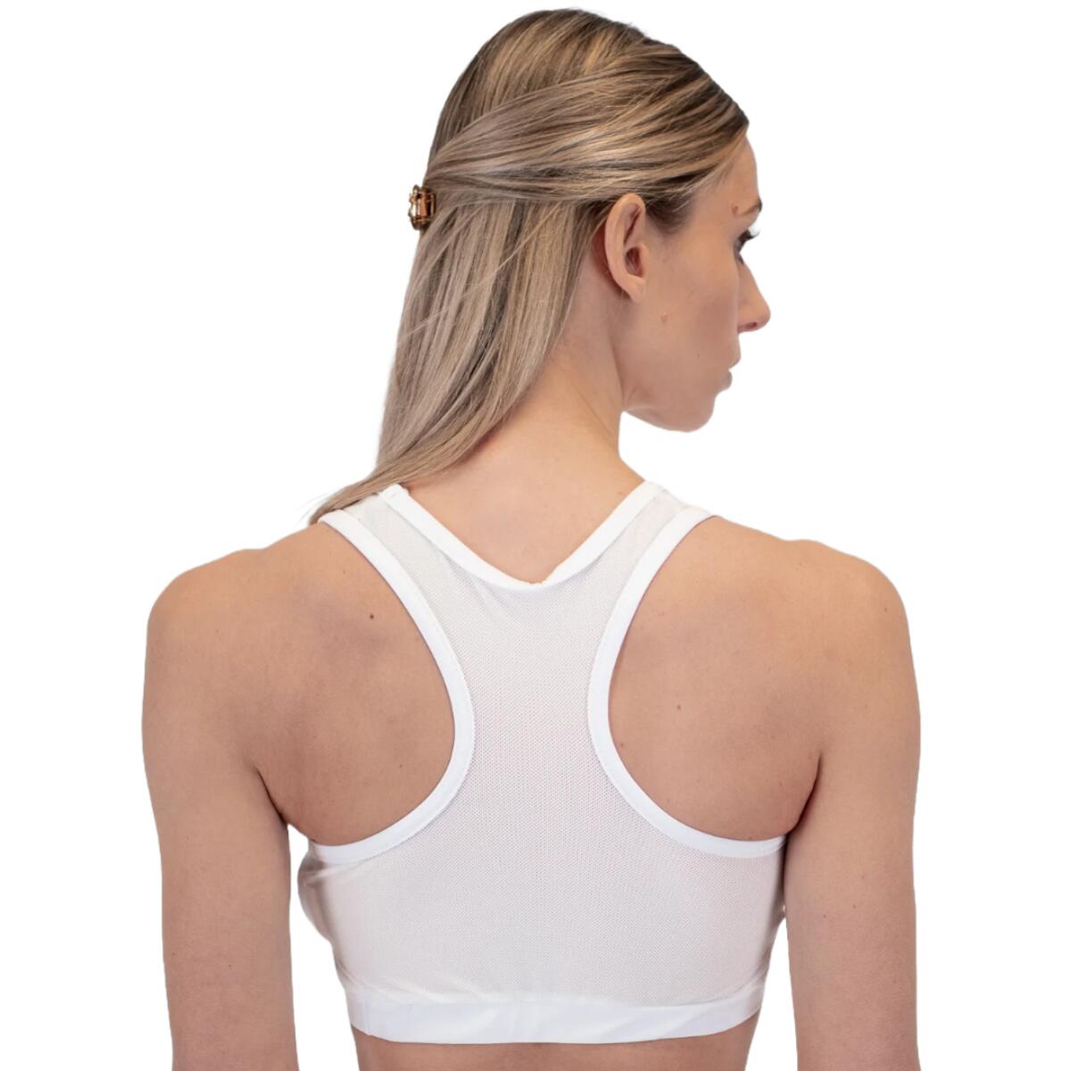 Metal Boxe Sport-Bh Mit Cups Blanc Xl 3/5