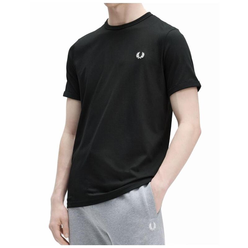 Sailing polo, shirts para Hombre Fred perry Ringer Negro