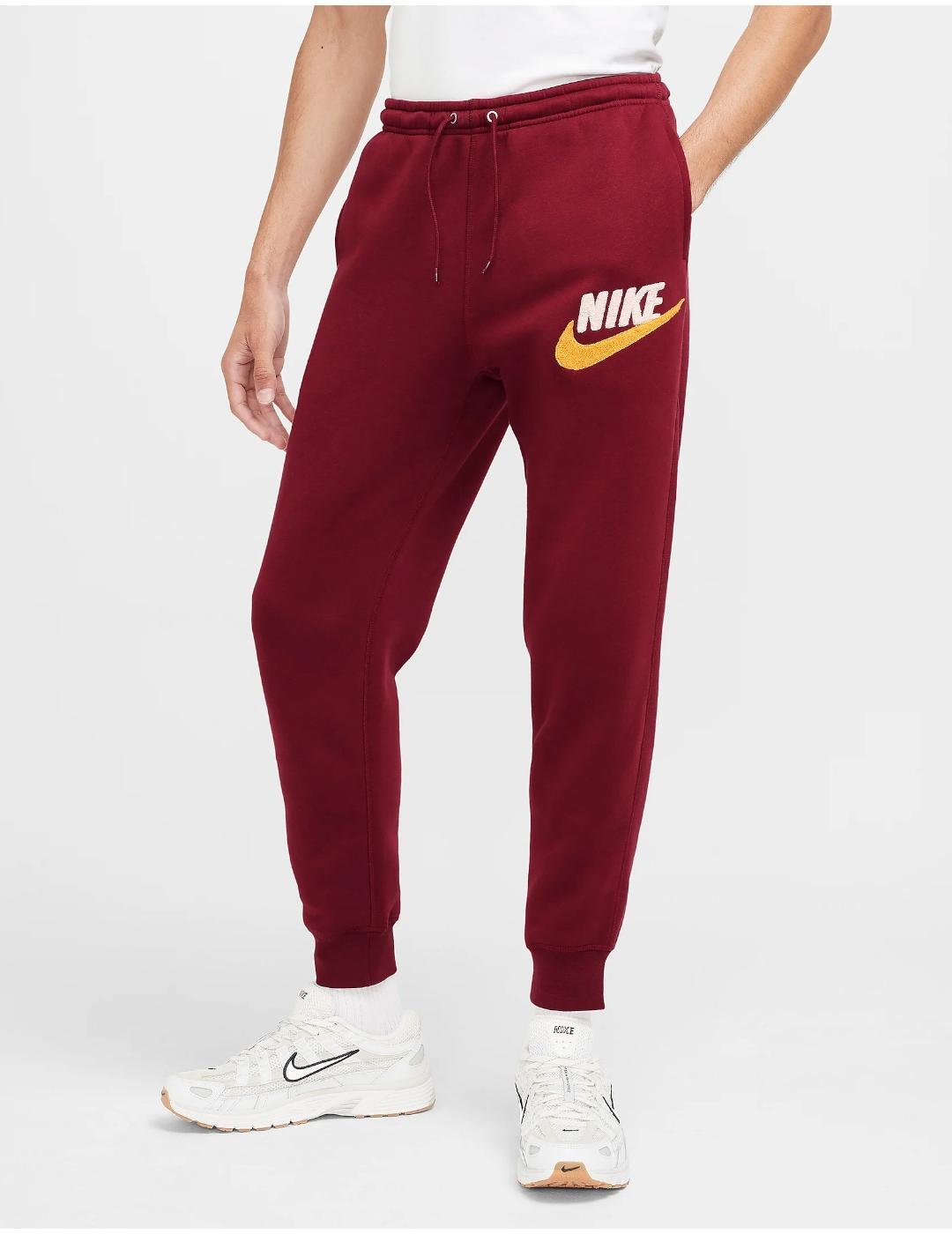NIKE Pantalón para Hombre Nike Club fleece  Granate