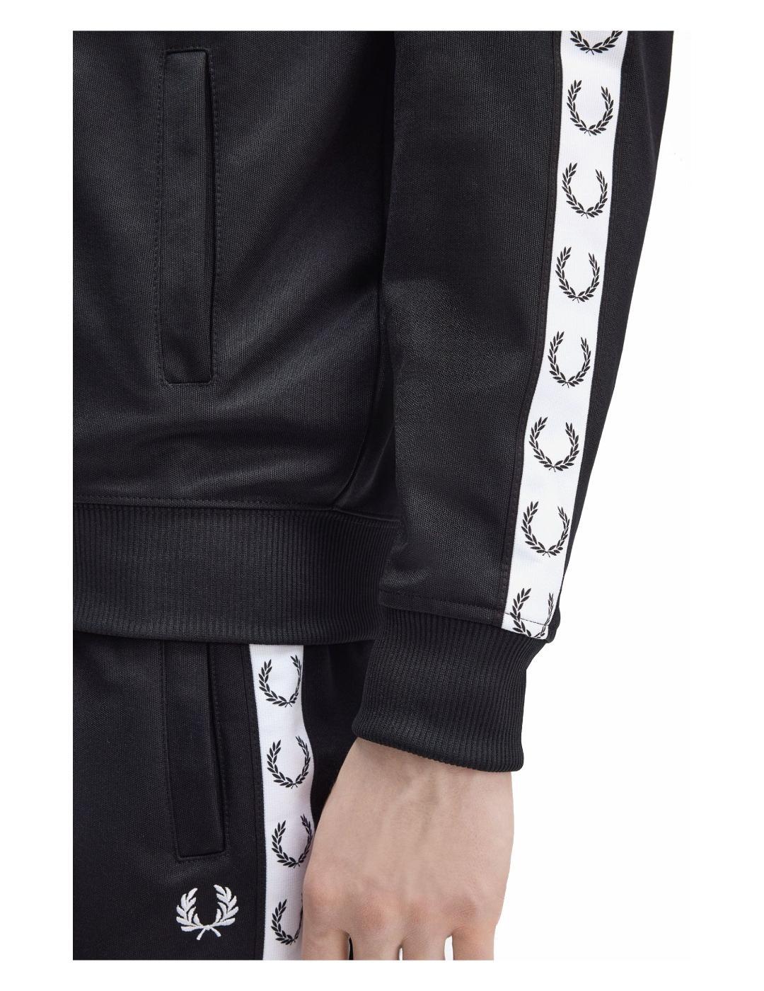 Giacca Fred Perry Taped track Nero 7/7