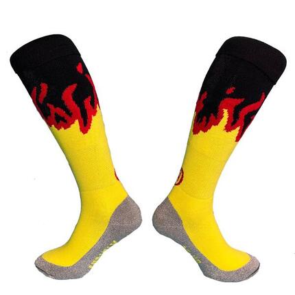 Chaussettes de sport longues Hingly, motif flamber